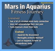 Aquarius Fitness Journey Mars In Aquarius Learn Astrology Astrology