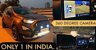Birds Eye View Car Camera System India India S First Ford Ecosport With 360 Degree Bird Eye View Camera Video