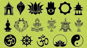 La roue du dharma se trouve au dessus de la porte des entre un cerf et une biche. Symboles Bouddhistes Signification Des Symboles Du Bouddhisme