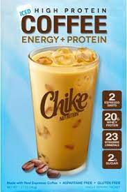 Chike Nutrition Protein Products Iced Coffee Oatmeal Nutrition Facts Protein Drinks Nutrition