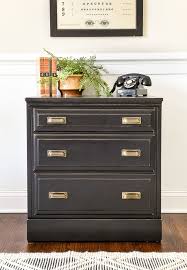 Dated Goodwill Dresser Turned Vintage Inspired Chest Black Painted Furniture Buy Used Furniture Dresser As Nightstand