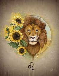 Definitely Not This Pic But I Like The Concept Note To Self Redraw Using A Tribal Lion And Sun Flowers Zodiac Leo Art Leo Lion Tattoos Zodiac Sign Art
