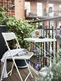 Hoe to build railing folding table : Torparo Balcony Table White 195 8 Ikea