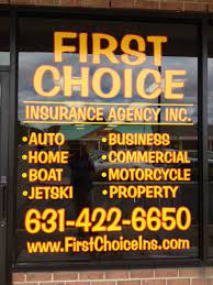 He boasts several years' experience within the insurance and financial services industries. First Choice Insurance Agency Inc Home Facebook