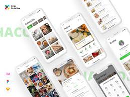 Pin On Hacook Food App Ui Kit Design