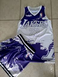 2020 La Lakers Purple White Basketball Jersey Designs In 2020 Jersey Design Basketball Jersey Jersey