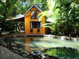 Front Pond House Small House Tiny House