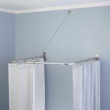 U Shaped Shower Curtain Rod Shower Curtain Rods Bathroom Shower Curtain Rods Shower Curtain Track Unique Shower Curtain