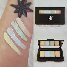 E L F Corrective Concealer Palette Review And Swatches