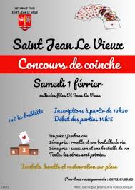 Photo Concours de coinche : Jeu de cartes Coinche a Saint Jean le Vieux