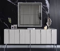 Get the best deals on white sideboards. Casa Padrino Luxury Art Deco Sideboard White Black Silver 208 X 44 X H 84 Cm Noble Cabinet With 5 Doors Art Deco Furniture
