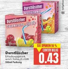 Durstlöscher ist ein danceprojekt, das aus melbeatz und alex prince besteht. Durstloscher Angebot Bei Edeka