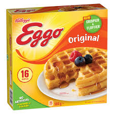 It is easy to count that two waffles have about 262 calories and three waffles have about 393 calories. Eggo Original Waffles Kellogg S Canada