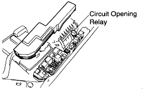 This is a multi purpose relay which supports more than one circuit, your fuel pump being one of them. Fuel Pump Relay Location I Am Trying To Find The Fuel Pump Relay