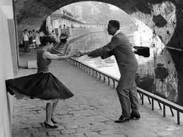 Rock an roll dancing and nostalgic dressed visitors of golden oldies festival 2017, wettenberg, germany. Rock N Roll Dancers On Quays Of Paris River Seine 1950s Giclee Print Paul Almasy Art Com