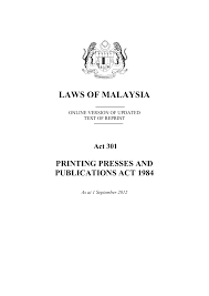 An act to regulate the use of printing presses and the printing, importation, production, reproduction, publishing and distribution of publications and for matters connected therewith. Printing Presses And Publications Act