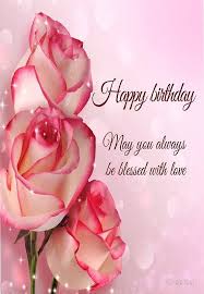 Always Blessed With Love Greeting Card Birthday Card Happy Birthday Flowers Wishes Happy Birthday Wishes Cards Happy Birthday Candles