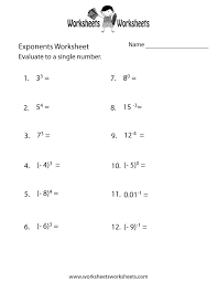 Exponent rules review worksheet note: 29 Exponent Practice Worksheet 8th Grade Worksheet Resource Plans