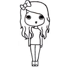 For example, hips and waist, where the proportions usually differ. Female Drawing Template Free Download Best Female Drawing Cartoon Drawings Easy Cartoon Drawings Chibi Girl Drawings