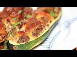 Stuffed Zucchini Boats W Ground Beef Beef Stuffed Summer Squash Boats Recipe 91 Youtube Summer Squash Recipes Ground Beef Recipes