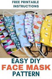 Homemade labels make sorting and organization so much easier. How To Sew Washable Face Masks With Filter Pockets Thewittygrittylife Com