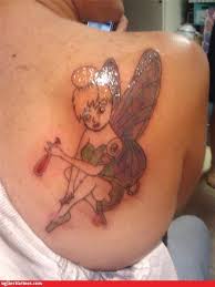 See more ideas about tinkerbell, tattoos, disney tattoos. Tinkerbell Has Had A Rough Day Ugliest Tattoos Funny Tattoos Bad Tattoos Horrible Tattoos Tattoo Fail
