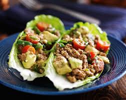Low Carb Rezept Bunter Hack Salat Wrap