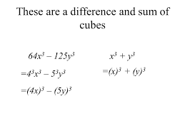 Factoring Polynomials We Will Learn How To Factor Cubic Functions Using Factoring Patterns The Factoring Patterns We Will Use Are The Difference Of Two Ppt Download