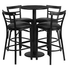 Sold and shipped by costway. High Top Table Set Benedict 24inch Round Pub Table Sets