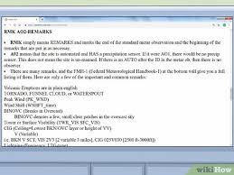 How To Read An Aviation Routine Weather Report Metar 13 Steps