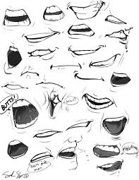 Mouth References In 2020 Mouth Drawing Anime Mouth Drawing Lips Drawing