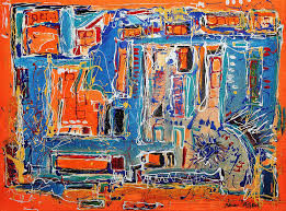 Browse 279 photos of bright wall color. Wall Art Abstract Hand Painted Art Collectibles Painting Delage Com Br