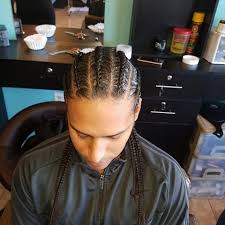 In the second phase, we have pivoted on the side cornrow mostly. Men S Straight Back Cornrows Lashanna S Braid Parlor Facebook