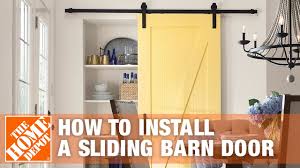 Standard barn door sizes most barn door sizes fall anywhere between 36 wide (on the shorter side) by 96 tall (on the longer side). How To Install Barn Doors The Home Depot