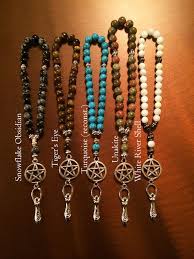 Pocket Meditation Mala Goddess Collection Pagan Prayer Beads Meditation Mantras Pagan Jewelry Witchy Jewelry Pagan Crafts