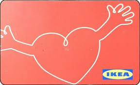 The total value of gift cards purchased through the online gift registry service is provided here. Gift Card Heart With Hands Ikea Croatia Ikea Col Hr Ikea 006 14