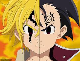 Sins' eyes' poster by o0kawaii0o. Hd Wallpaper Anime The Seven Deadly Sins Black Hair Blonde Meliodas The Seven Deadly Sins Wallpaper Flare