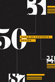 designing the perfect table of contents 50 examples to show you how book design layout book design best design books