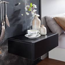 Ebay nachttisch, schrank mit schubladen, kommode. Wohnling Nachtkonsole Dream Fur Wandmontage 46x15x30cm Schwarz Nachttisch Holz Wandregal Mit Schublade Nachtschrank Wandboard