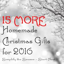 Dec 21, 2015 · 50+ last minute handmade gifts you can diy in 60 minutes or less! 15 More Handmade Christmas Gifts Day To Day Adventures