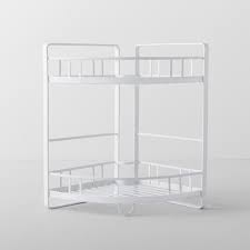Do you assume corner shelves for bathroom counter seems to be nice? Kitchen Cabinet Organizer Corner Shelf 2 Tier White Made By Design Target