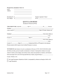 quit claim deed form fill out and sign printable pdf template signnow