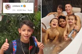 A lot of speculation raised up since cristiano ronaldo jr. Cristiano Ronaldo Jr 9 Opens Instagram Account With Message In Four Languages And Already Has Almost 900k Followers The Us Sun