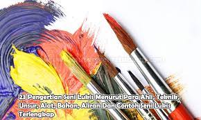 Alat bahan dan teknik lukisan. 22 Pengertian Seni Lukis Teknik Unsur Alat Bahan Aliran Contoh