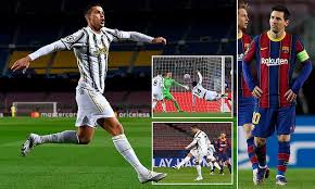 You can tell this meant a lot to him. Barcelona 0 3 Juventus Ronaldo Comes Out On Top In Duel With Messi As Juve Clinch Top Spot Daily Mail Online