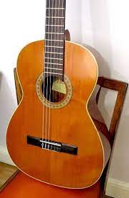 Hand Made Solid Cedar Top Vintage Classical Spanish Guitar New Set Up Bone Nut And Saddle Mount Xiao Vintage Reverb Guitar Classical Guitar Going To California