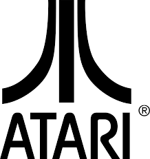Atari Logo Black And White Atari Logo Game Logo Rainbow Logo
