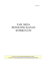 Fail meja penolong kanan hal ehwal murid: Fail Meja Pk Kokurikulum Sumber Pendidikan Fail Meja Pk Koku