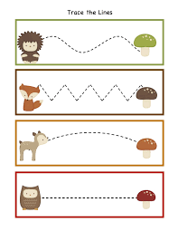 Preschool Printables Forest Animals Forest Animals Preschool Forest Preschool Preschool Tracing