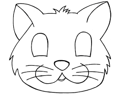 Wymiary 426 x 145 x 306 mm. Maska Kota Do Druku Moje Dzieci Kreatywnie Cat Door Hanger Cat Illustration Happy Kids